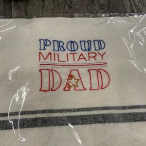 Proud Military Dad Towel