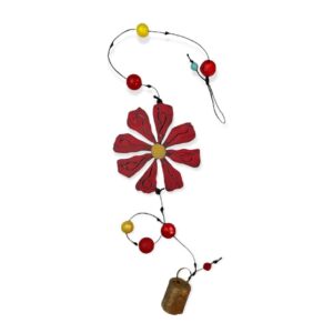 Whimsies – Flower wind chime hippie garden nana bell patio lawn porch