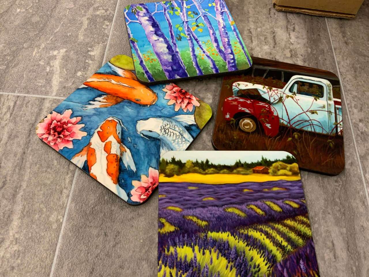 Fern Hollow Art Coasters