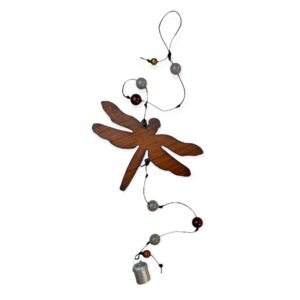 Whimsies – Dragonfly wind chime bell gardening outdoor gifts patio yard