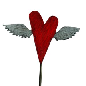 Whimsies – Heart Plant Stake whimsical garden hippie gypsy teen peace
