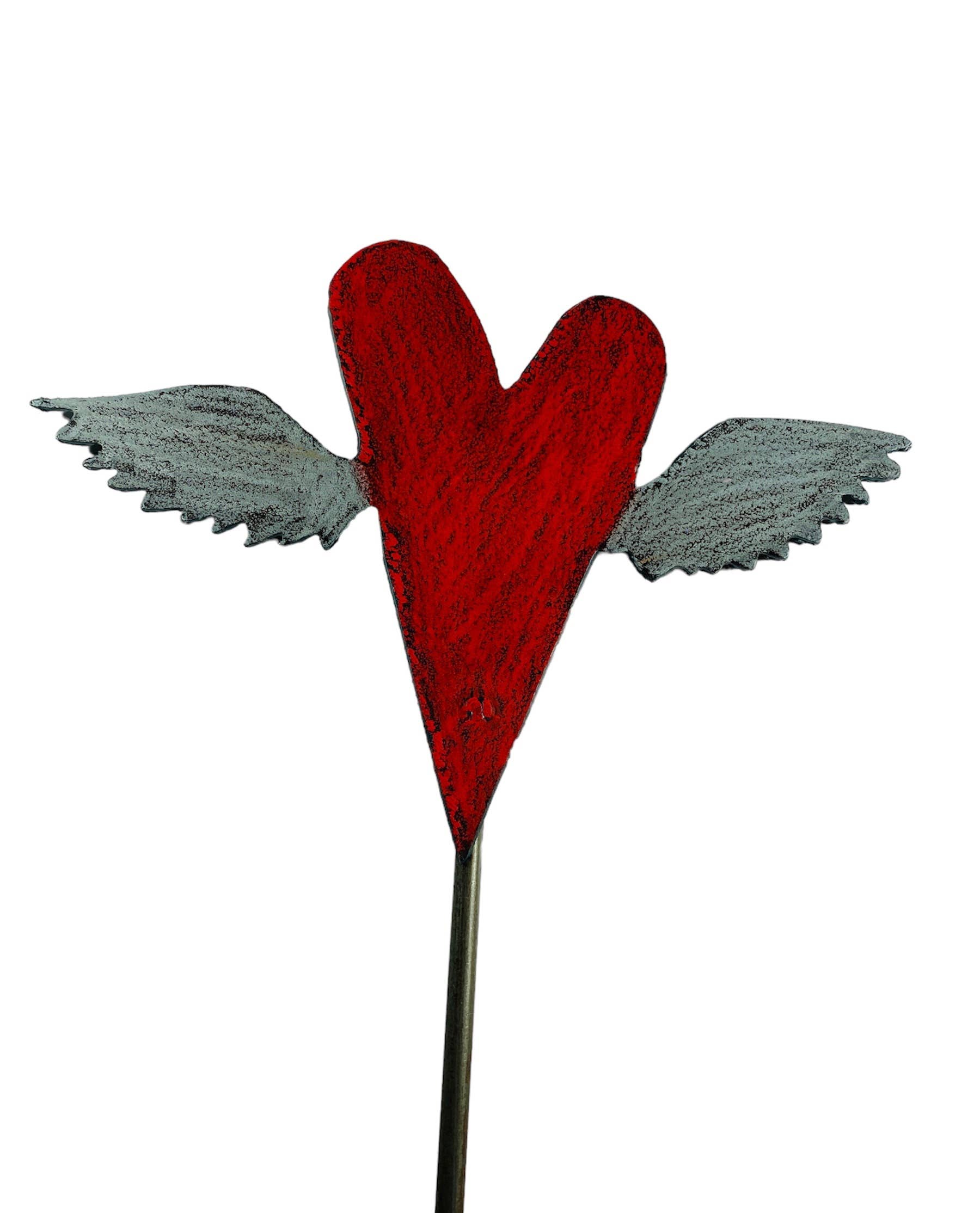 Whimsies - Heart Plant Stake whimsical garden hippie gypsy teen peace