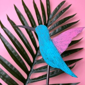 Hummingbird Plant Stake
