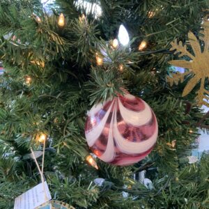 Island Art Glass Ornament