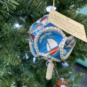Paper Globe Ornament