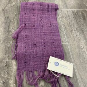 Florentyne Purple Lattice Scarf