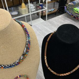 Linda Schaff Beaded Crochet Necklace