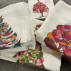 Trees Have Feelings Christmas Tea Towel