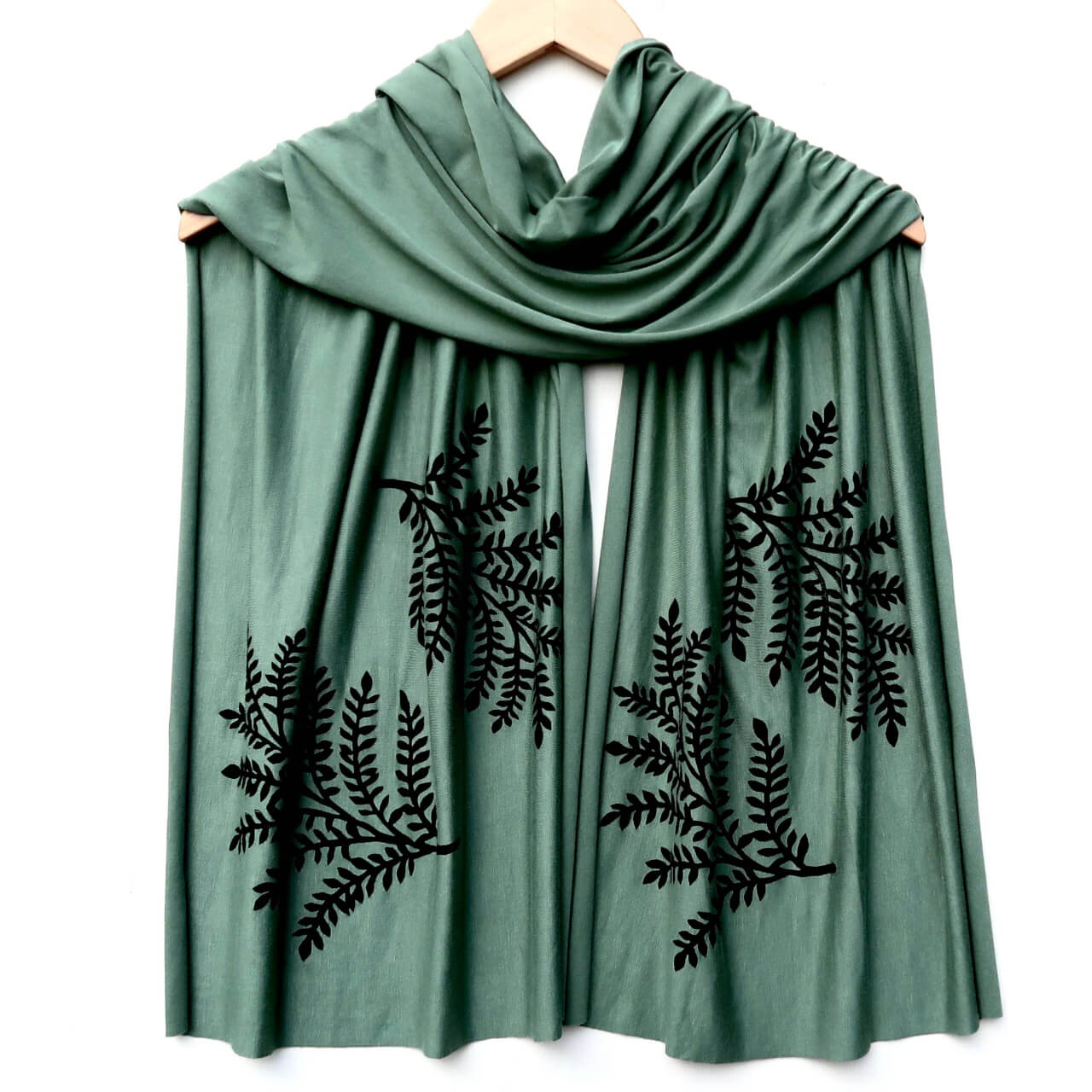 Windsparrow Studio - Botanical Scarf Collection (black ink)