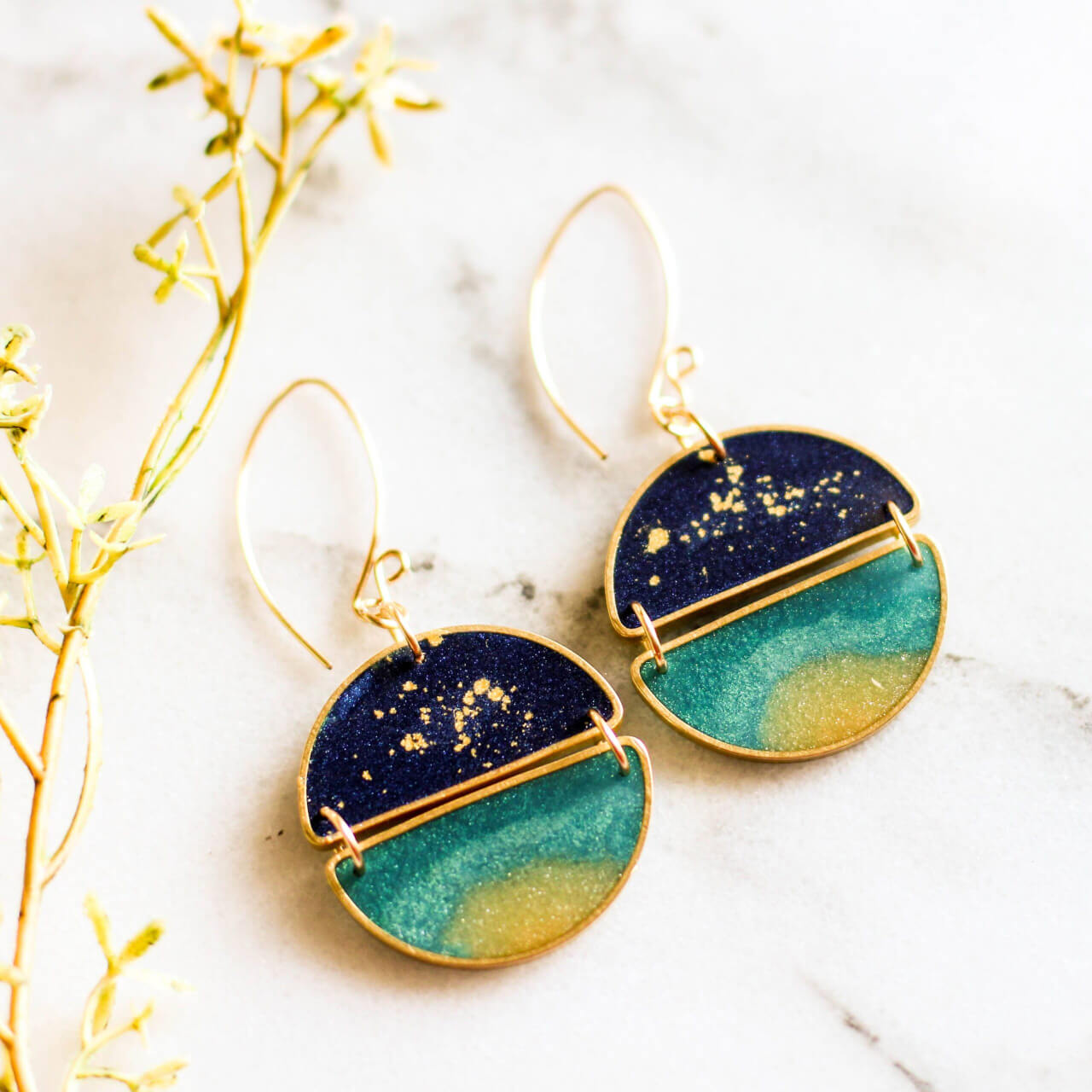No Man's Land - Night Swimming Earrings
