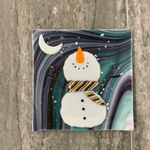 JSG Small Snowman Plate