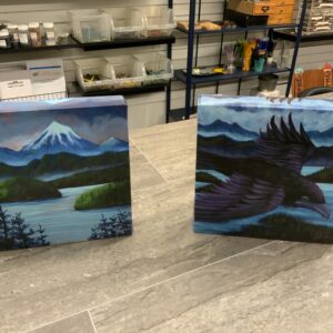 Fern Hollow 8×8 print