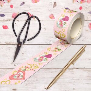 Kelly Rae Roberts – Hearts – Gold Foil Extra Wide Washi Tape 30mm