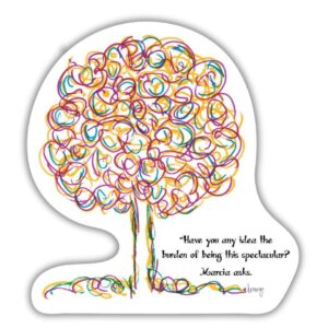 Trees Have Feelings – MARCIA | Vinyl Sticker