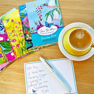 Lori Portka – Happiness Through Art – Pouring Love Postcard Pack
