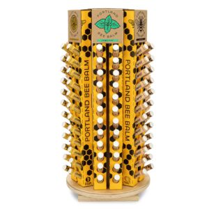 Portland Bee Balm – Lip Balm Spinner Display – 144 Lip Balms