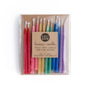 Knot & Bow – Assorted Beeswax Birthday Candles