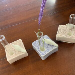 All Fired Up – Tiny Bud Vase