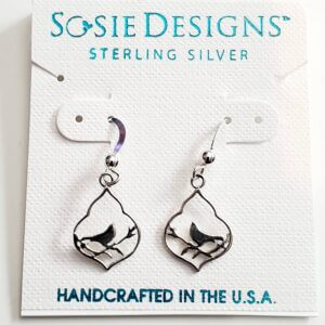 Sosie Designs – Silver Moroccan Bird Earrings