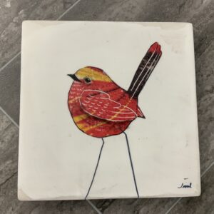 Janet Pahl – Encaustic – Red Bird
