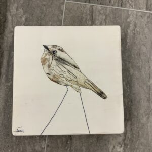Janet Pahl – Encaustic – Gray Bird