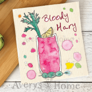 Avery’s Home – Bloody Mary Brunch Drink Swedish Dishcloth