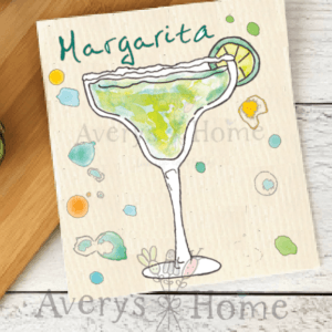 Avery’s Home – Margarita Drink Swedish Dishcloth
