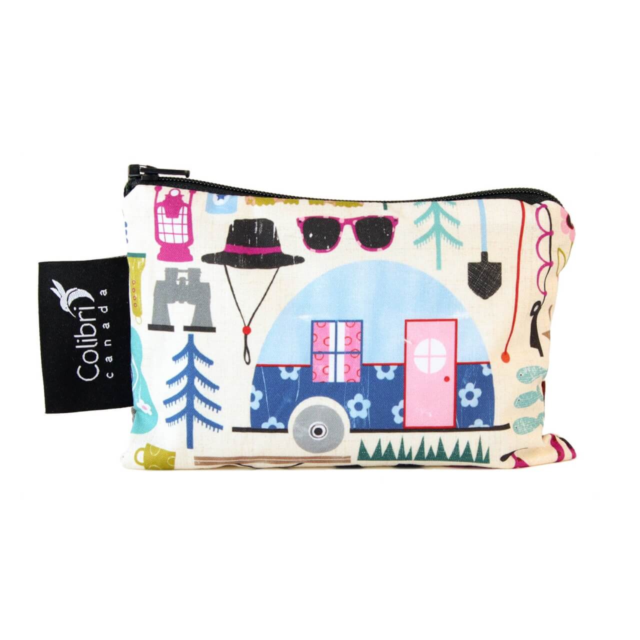 Colibri Canada - Happy Camper Reusable Snack Bag - Small