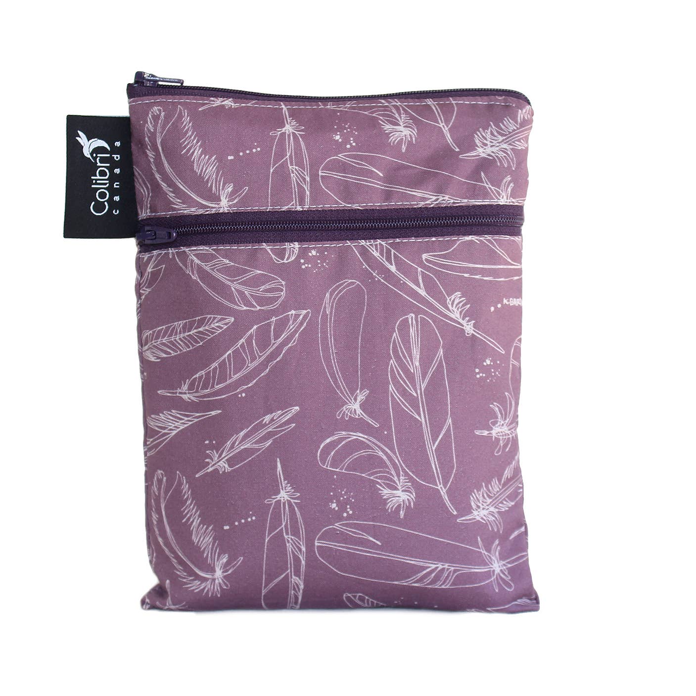 Colibri Canada - Feather Mini Double Duty Wet Bag