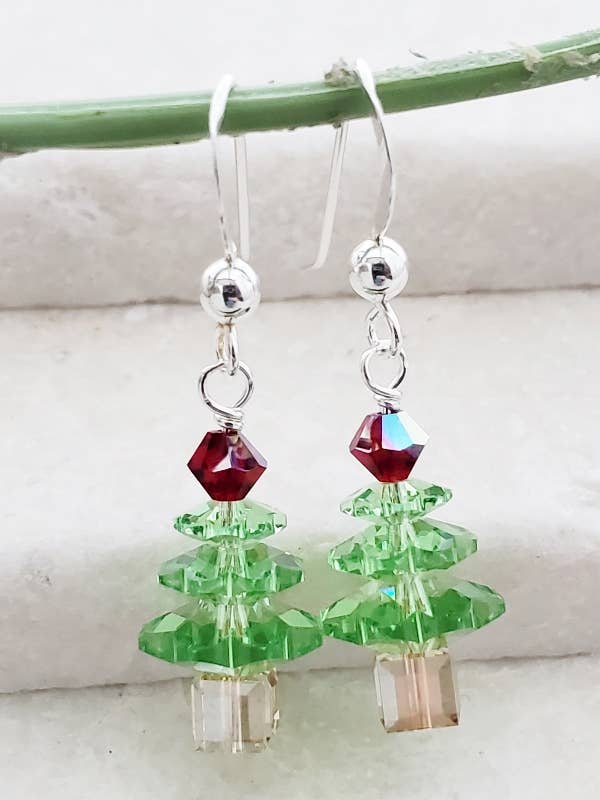 Sosie Designs - Xmas Tree Earrings