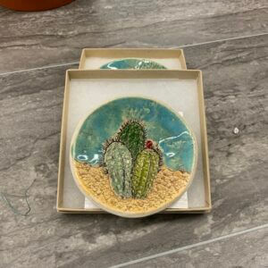 Ceramic Cactus Mini Bowl