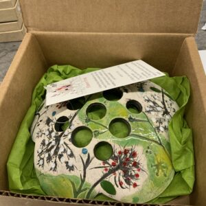 Ceramic Flower Frog