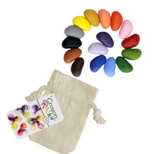 Crayon Rocks – 16 Colors in a Muslin Bag