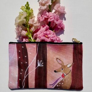 Lori Portka – Happiness Through Art – Magical Forest Pouch -Small