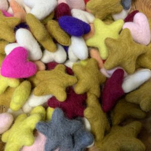 Felted Heart & Star