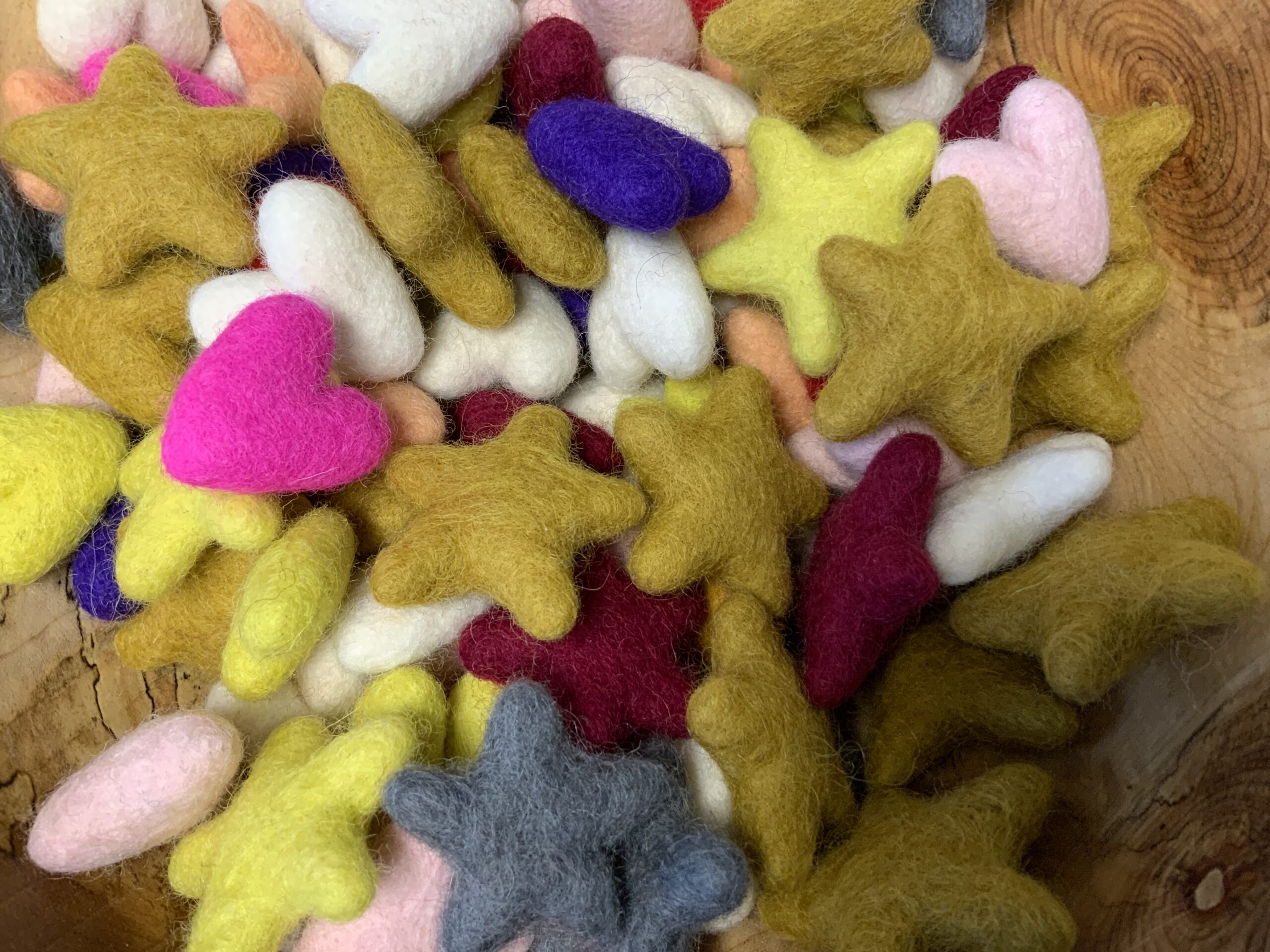 Felted Heart & Star