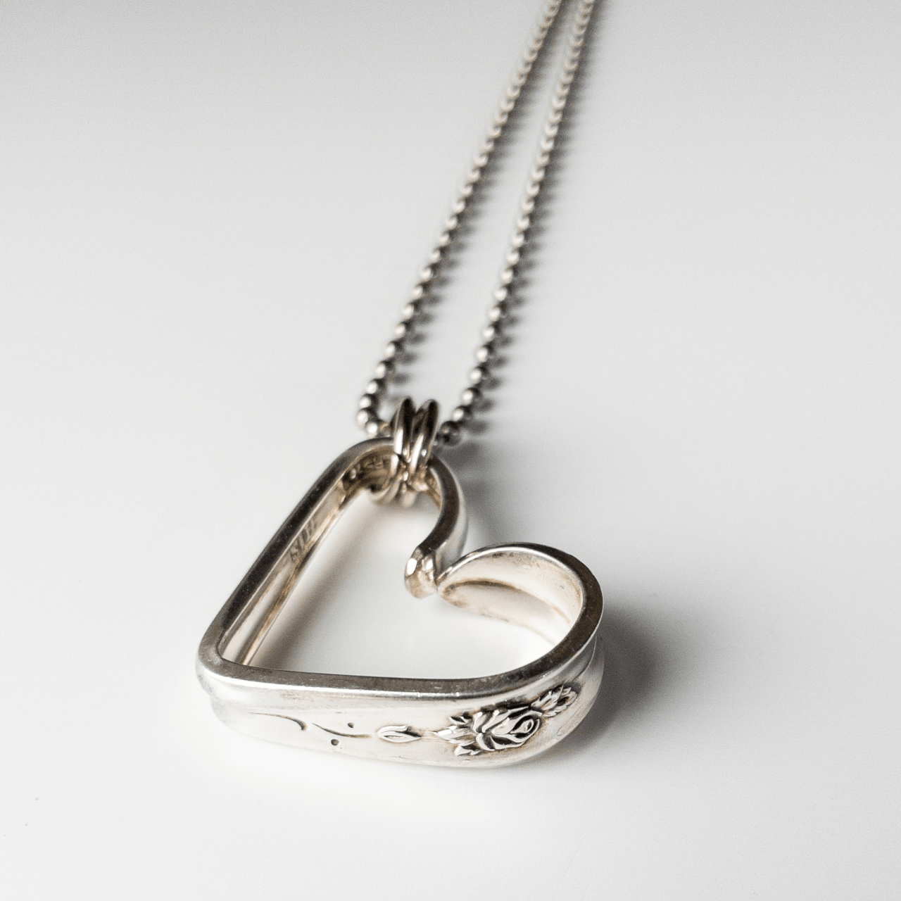 Bent Heart Necklace