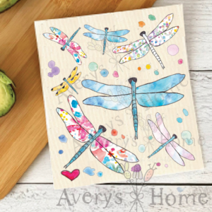 Avery’s Home – Dragonfly Organic Nature Swedish Dishcloth