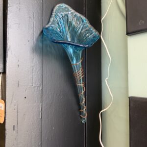 Island Glass Trumpet Vase