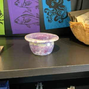 Ceramic Purple Bowl