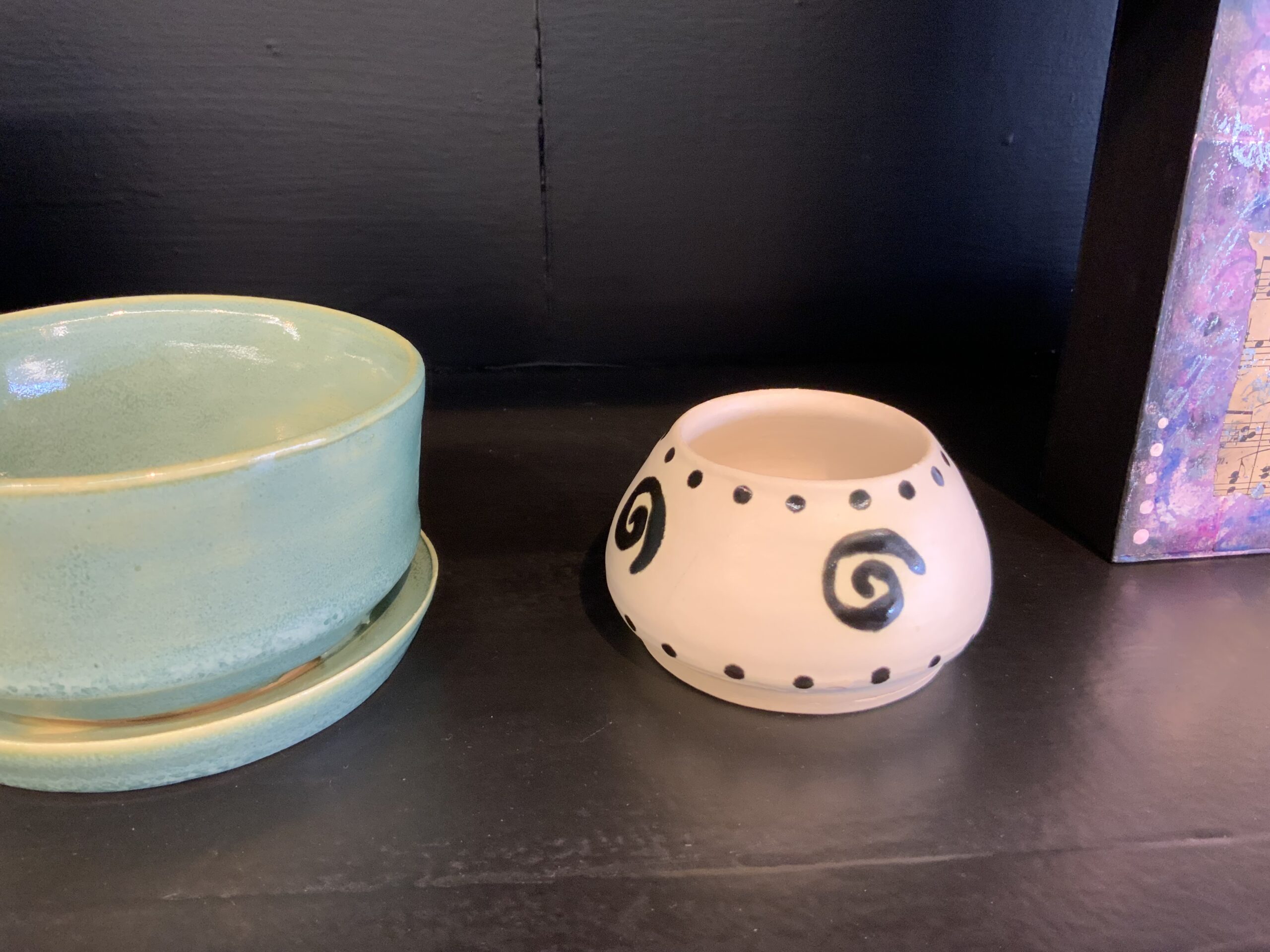 Ceramic Black & White Bowl