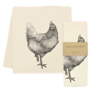 Eric and Christopher – Hen 2 Tea Towel