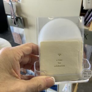 Handmade paper note