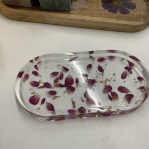 Pink Resin Tray