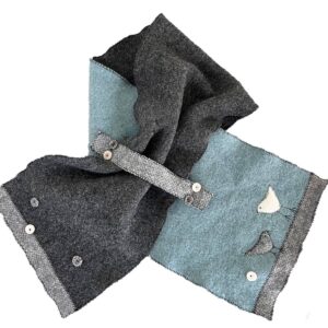 Woolflower – WR044 Blue Bird Wrap/Scarf
