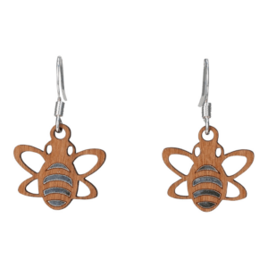 Woodcutts Bumblebee Twig Earrings