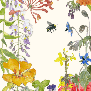 Leafy Lexicon – Bower of Blossoms greeting card