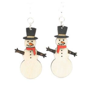 Snowman Earrings