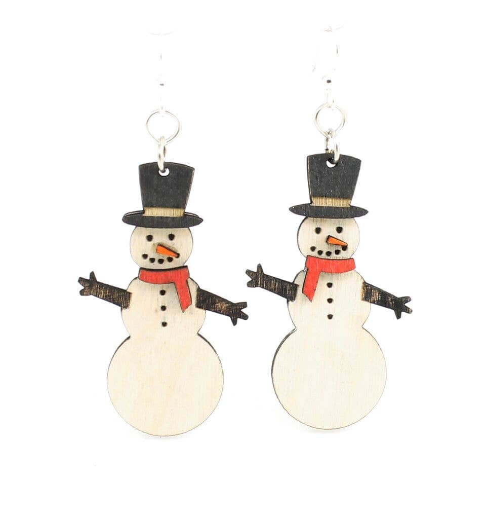 Snowman Earrings