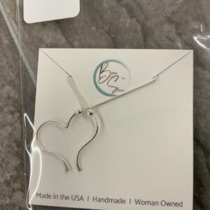 Bijou by SAM – Sterling Silver Chain w/Silver heart
